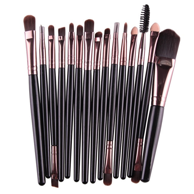 Beauty Tool Kit - 15 Piece Makeup Brush Set