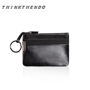 Fashion Leather Coin Purse and Key Ring