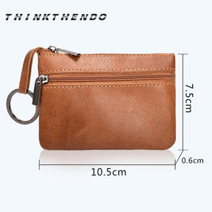 Fashion Leather Coin Purse and Key Ring
