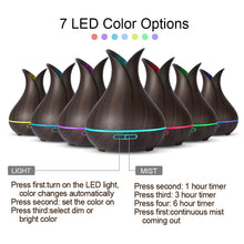 Load image into Gallery viewer, KBAYBO 400ml Ultrasonic Essential Oil Diffuser