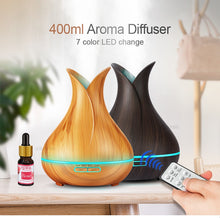 Load image into Gallery viewer, KBAYBO 400ml Ultrasonic Essential Oil Diffuser