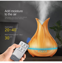 Load image into Gallery viewer, KBAYBO 400ml Ultrasonic Essential Oil Diffuser