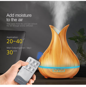 KBAYBO 400ml Ultrasonic Essential Oil Diffuser