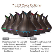Load image into Gallery viewer, KBAYBO 400ml Ultrasonic Essential Oil Diffuser
