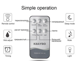 KBAYBO 400ml Ultrasonic Essential Oil Diffuser