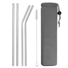 Load image into Gallery viewer, Reusable Stainless Steel  Drinking Straws - DEAL OF THE WEEK