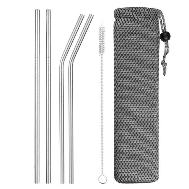 Reusable Stainless Steel  Drinking Straws - DEAL OF THE WEEK
