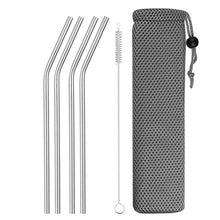 Load image into Gallery viewer, Reusable Stainless Steel  Drinking Straws - DEAL OF THE WEEK