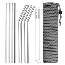 Load image into Gallery viewer, Reusable Stainless Steel  Drinking Straws - DEAL OF THE WEEK