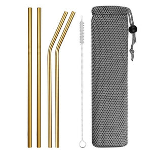 Reusable Stainless Steel  Drinking Straws - DEAL OF THE WEEK