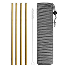 Load image into Gallery viewer, Reusable Stainless Steel  Drinking Straws - DEAL OF THE WEEK
