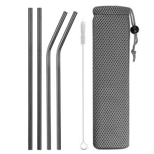 Load image into Gallery viewer, Reusable Stainless Steel  Drinking Straws