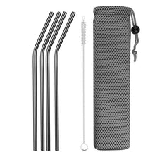 Load image into Gallery viewer, Reusable Stainless Steel  Drinking Straws - DEAL OF THE WEEK