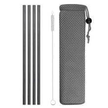 Load image into Gallery viewer, Reusable Stainless Steel  Drinking Straws - DEAL OF THE WEEK