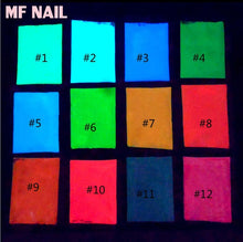 Load image into Gallery viewer, Glow in the Dark Powder For Nails