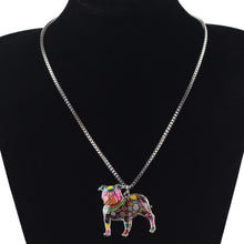 Load image into Gallery viewer, Pit Bull Enamel Dog Necklace