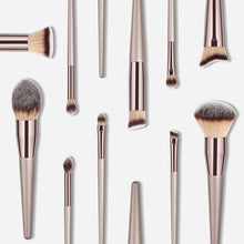 Load image into Gallery viewer, Luxury Champagne Makeup Brushes