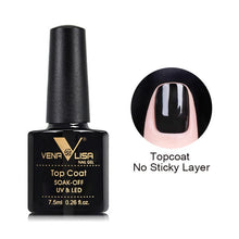 Load image into Gallery viewer, Venalisa  ODOR FREE Primer, Base coat and Topcoat to use with Venalisa Gel Nail Polish