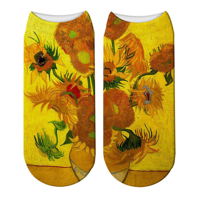 Classic Oil Painting Sock -Van Gogh