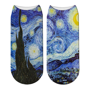 Classic Oil Painting Sock -Van Gogh
