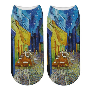 Classic Oil Painting Sock -Van Gogh