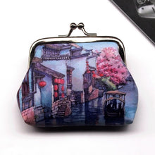Load image into Gallery viewer, Vintage Women Art Printed coin Purses