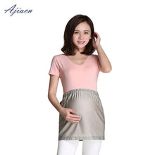 Load image into Gallery viewer, 100% Silver Fiber EMF Protective Maternity Skirt