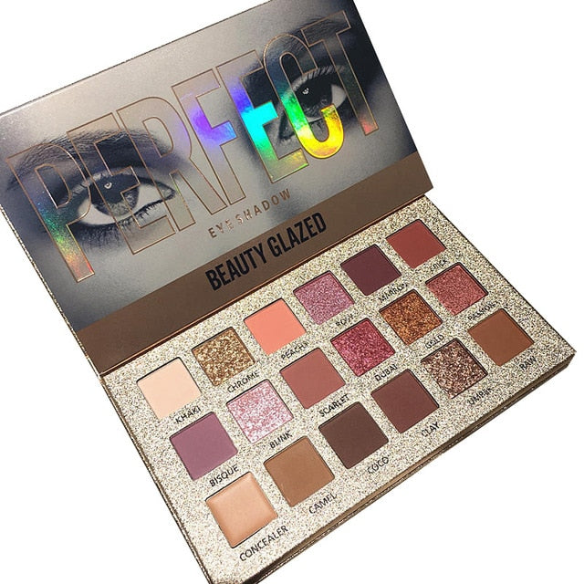 Beauty Glazed 18 Color Makeup Eyeshadow Palette