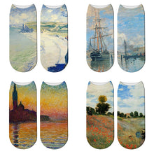 Load image into Gallery viewer, Classic Oil Painting Socks - Claude Monet