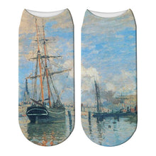 Load image into Gallery viewer, Classic Oil Painting Socks - Claude Monet