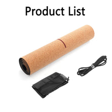 Load image into Gallery viewer, 5MM Natural Cork  Non-slip Yoga Mat