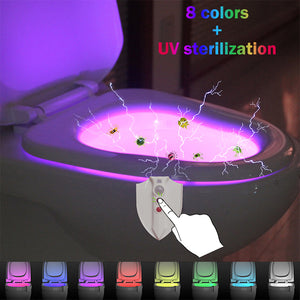 Motion Activated UV Sterilization light  for Toilet