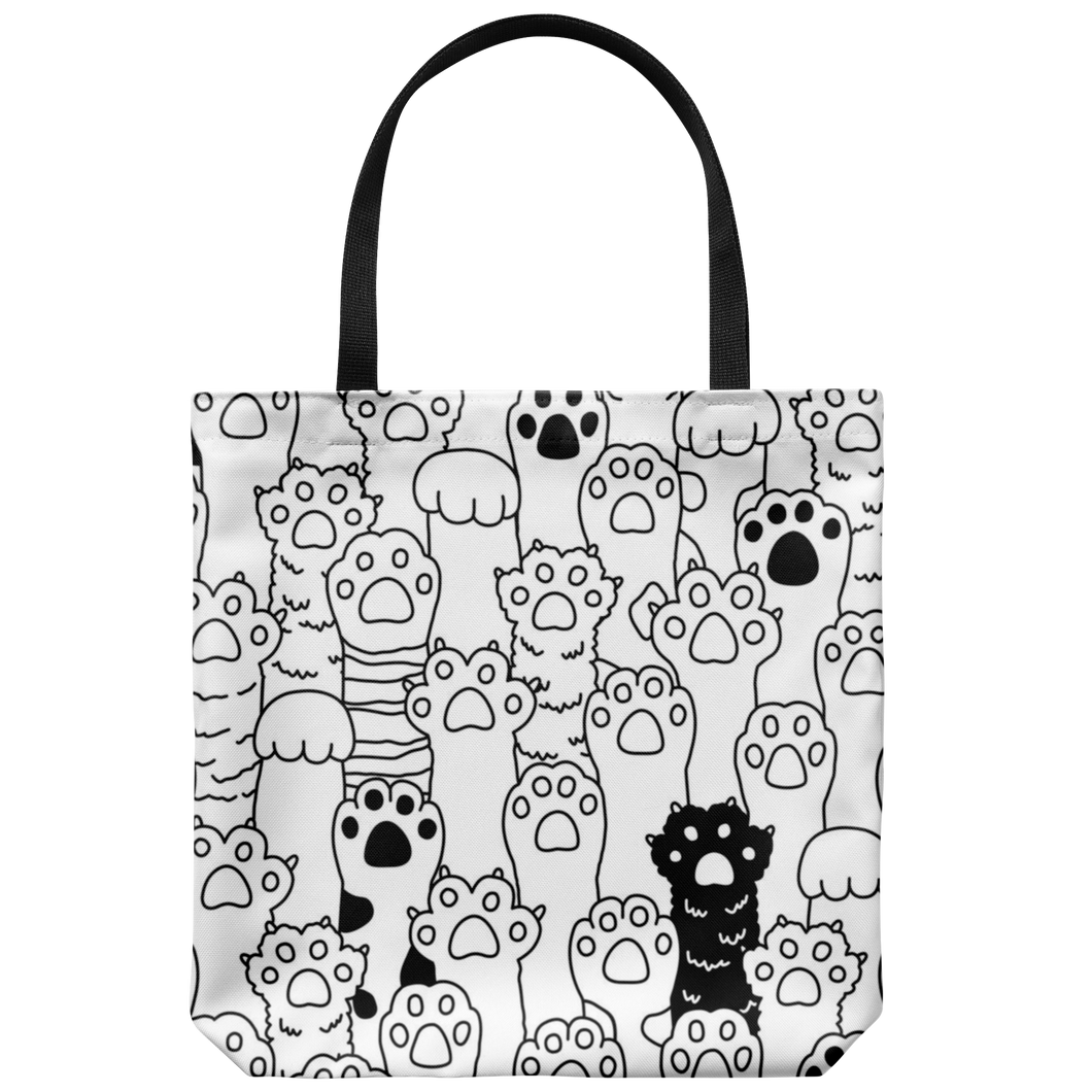 Kitty Paws Tote Bag
