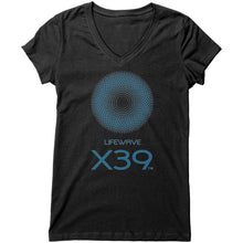 Load image into Gallery viewer, womens V-neck (Bella) - X39 front logo only