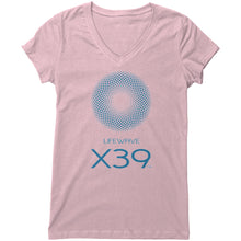Load image into Gallery viewer, womens V-neck (Bella) - X39 front logo only
