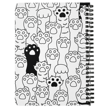 Load image into Gallery viewer, Kitty Paws Spiral Notebook