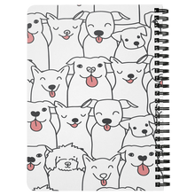 Load image into Gallery viewer, Doggie Friends Spiral Notebook