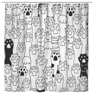 Kitty Paws Shower Curtain
